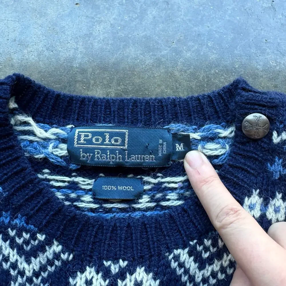 Vintage Polo Ralph Lauren‎ Knit Winter Sweater